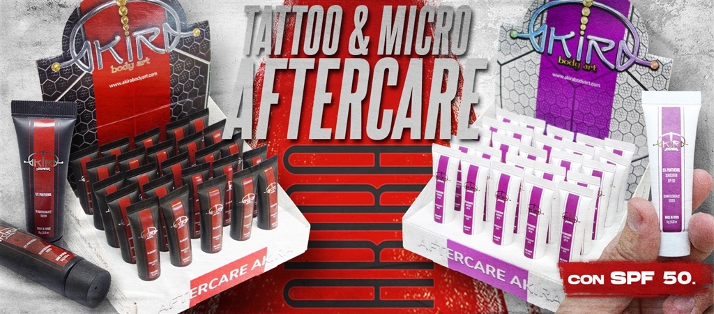 NUEVAS cremas para curación de Tattoo y Micro - AKIRA BODY ART