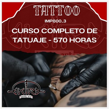 Curso COMPLETO de Tatuaje (570 Horas) – CCT