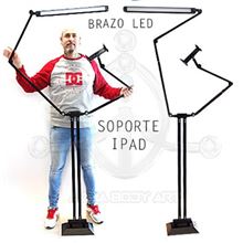 Lámpara Led PARED + Soporte Ipad