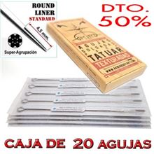 Agujas RL – Caja de 20 (CAD: 05/2025)