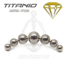 Luna Replacement - 7 Balls (Titanium Internal Thread)