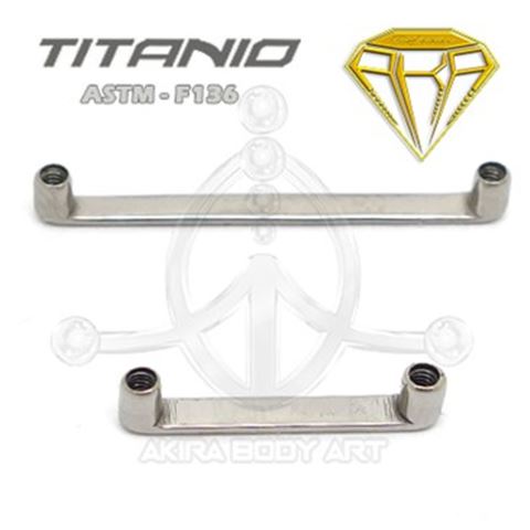 Bar for Surface in Titanium. internal thread